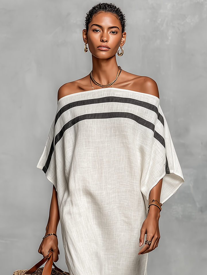 Minimalist Linen Maxi Dress – Timeless Elegance in Maxi Length