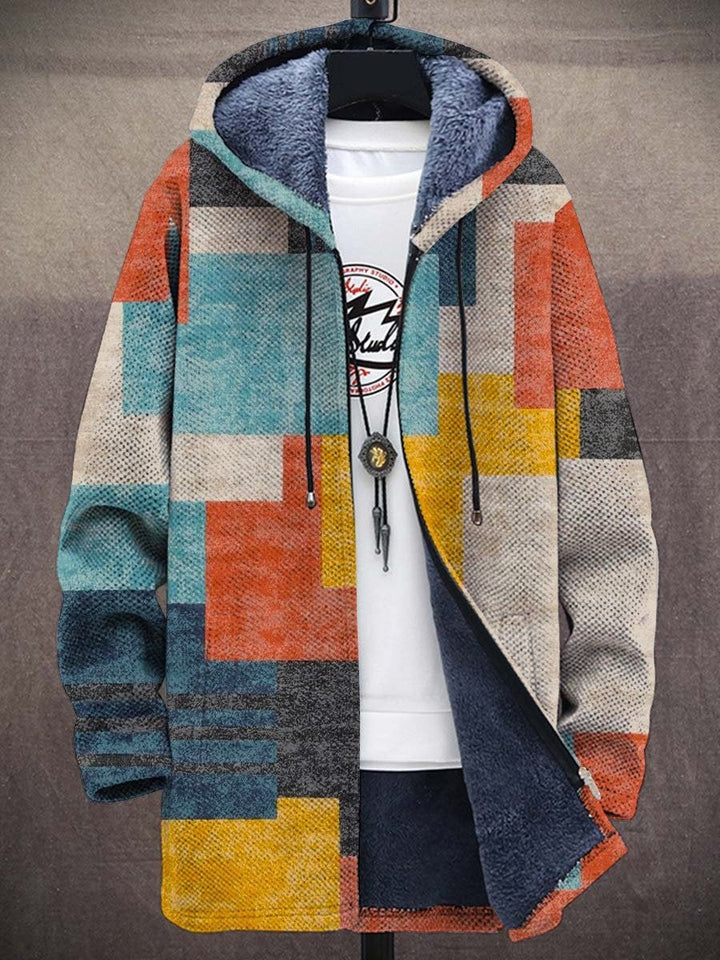 Aurelia™ Chaqueta con capucha de lujo inspirada en el arte con cremallera