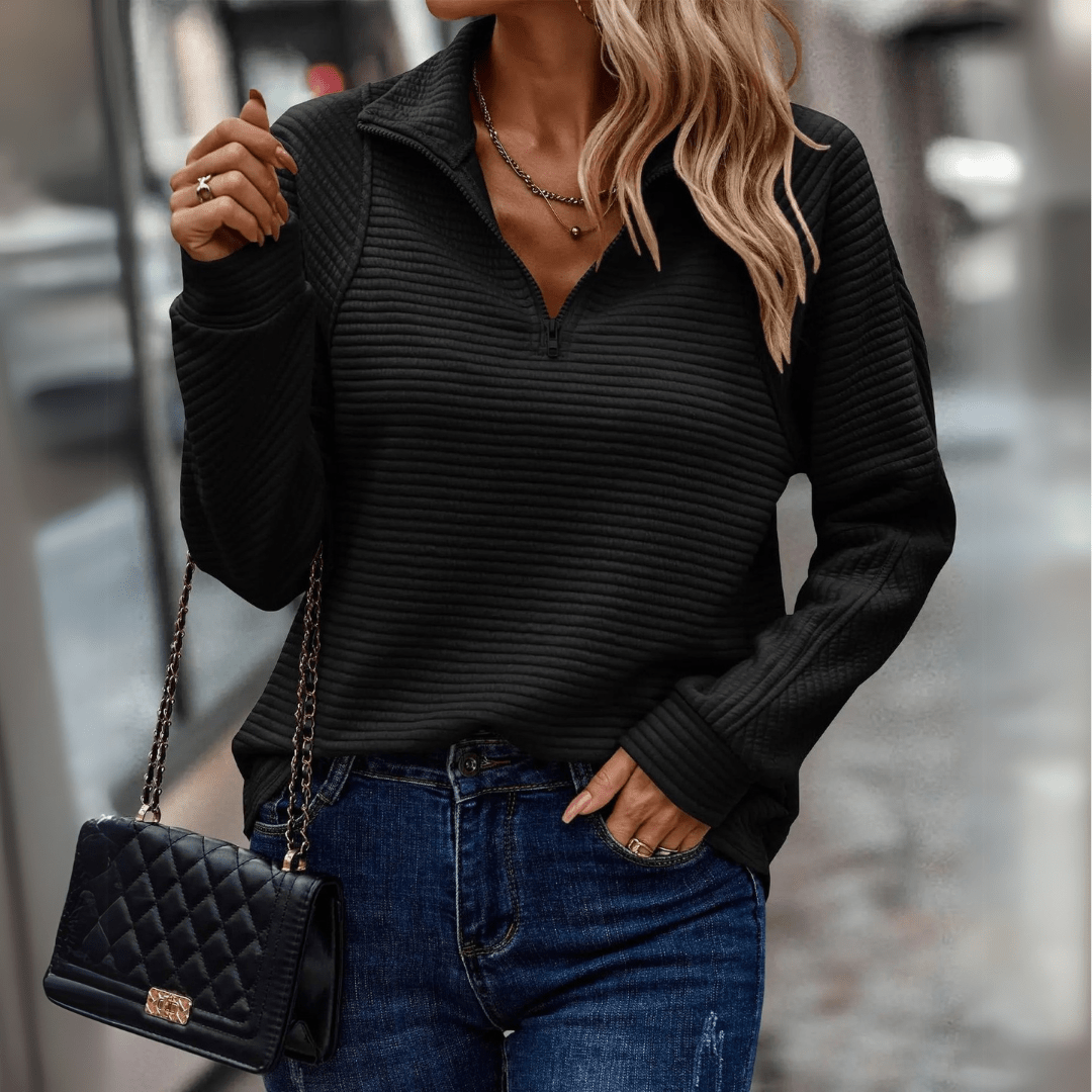 Chic Half-Zip Pullover