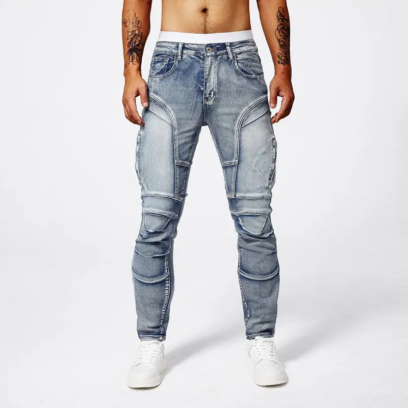 Enzo Slim Moto Jeans