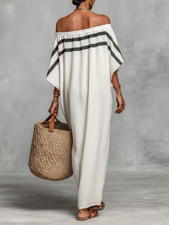 Minimalist Linen Maxi Dress – Timeless Elegance in Maxi Length