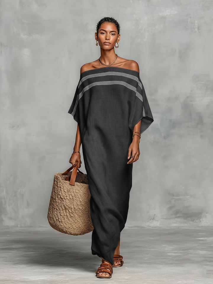 Minimalist Linen Maxi Dress – Timeless Elegance in Maxi Length