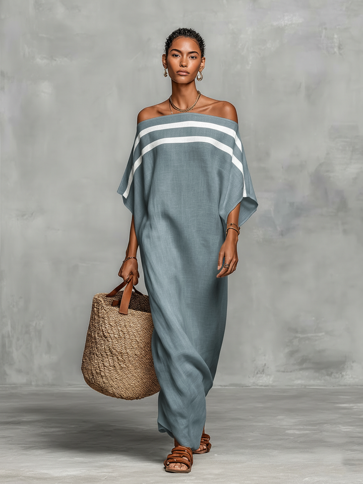Minimalist Linen Maxi Dress – Timeless Elegance in Maxi Length