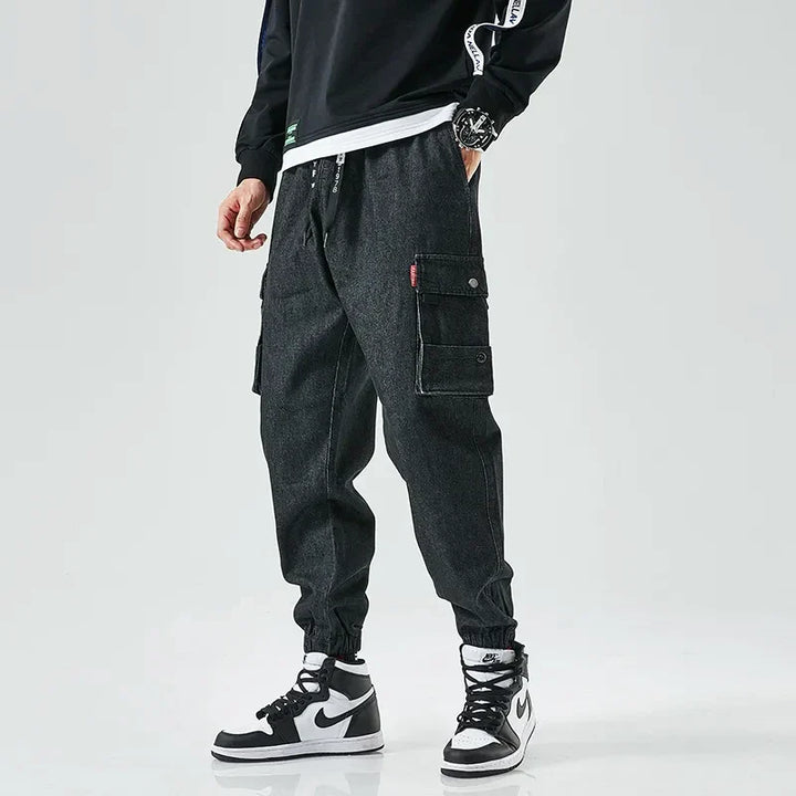 Denim Cargo Jogger Jeans