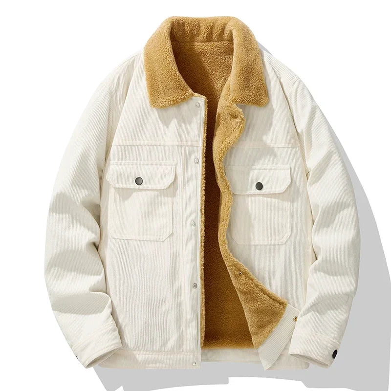 Allan | Premium Corduroy Fleece Jacket