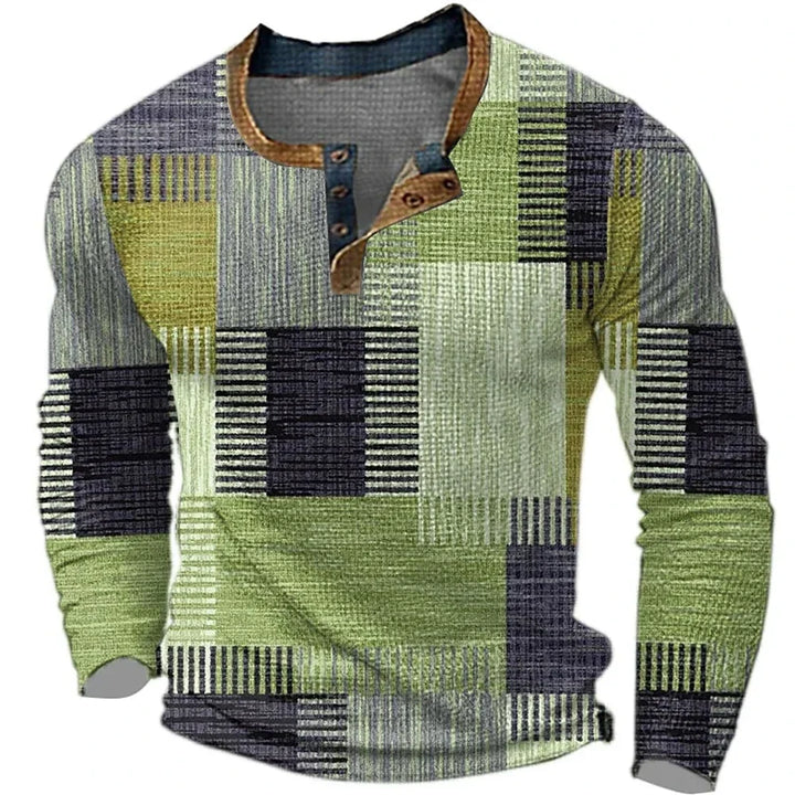 BEECK™ | Colorful Men’s Long-Sleeve Shirt