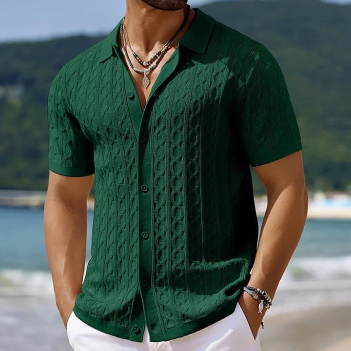 TALON | BUTTON-DOWN KNITTED SHIRT