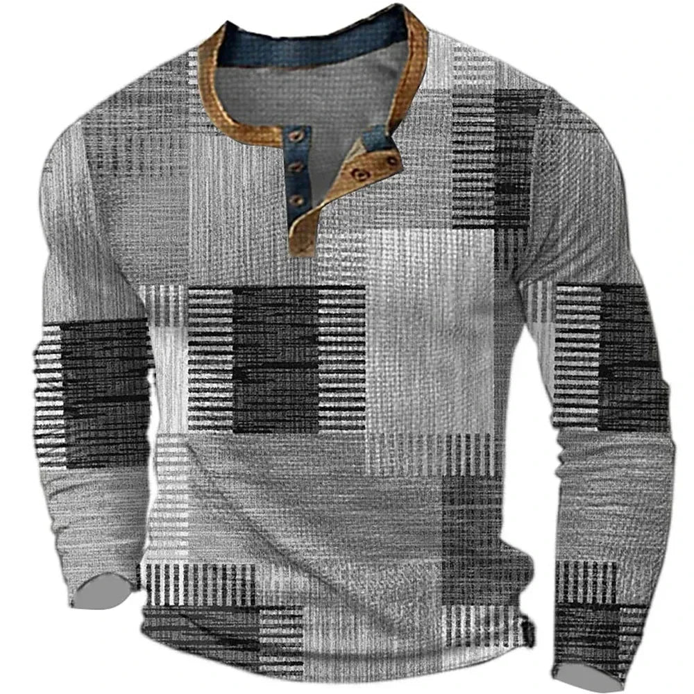 BEECK™ | Colorful Men’s Long-Sleeve Shirt