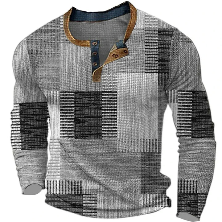 BEECK™ | Colorful Men’s Long-Sleeve Shirt