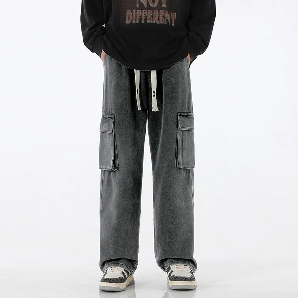 Kaydrax Loose Cargo Jeans