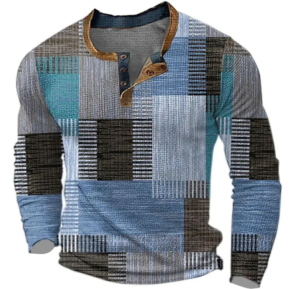 BEECK™ | Colorful Men’s Long-Sleeve Shirt