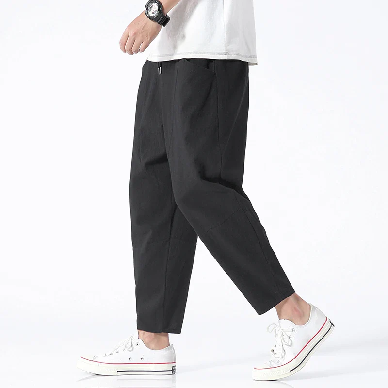 Sendai™ Cropped Cotton Pants