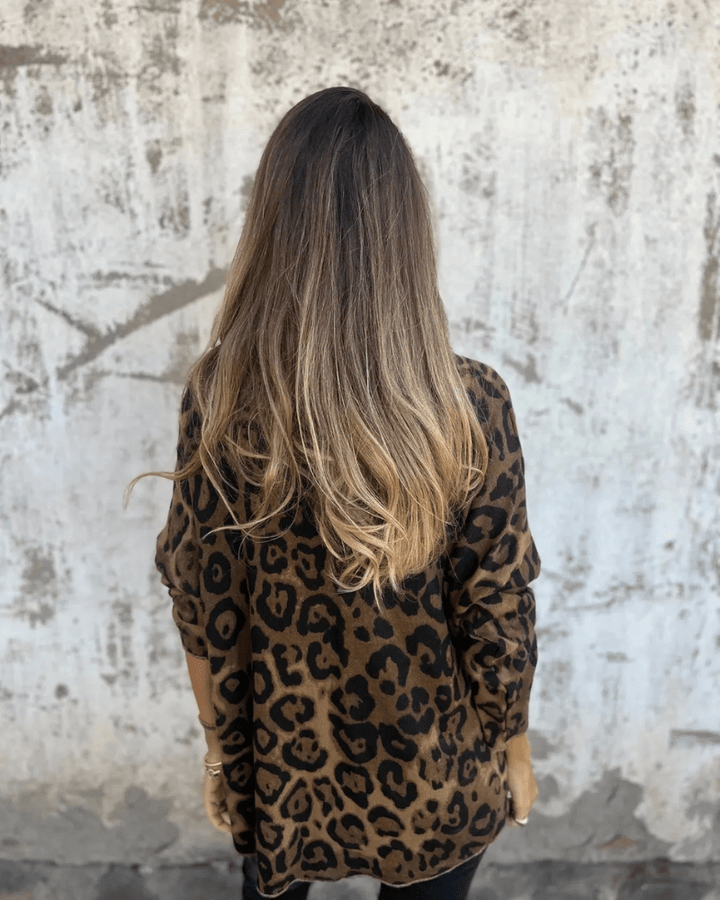 LOLA | CASUAL WOMEN’S TOP WITH LEOPARD PRINT (1+1 FREE)